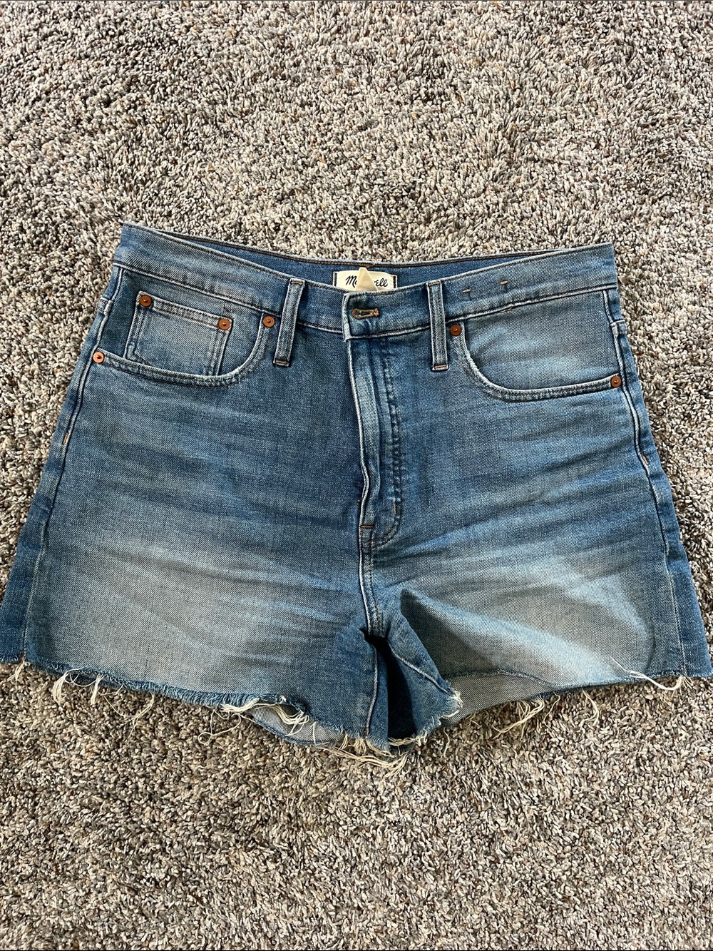Madewell High Rise Denim Shorts